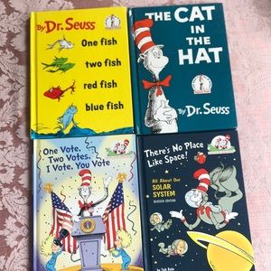(4) Dr. Seuss Books